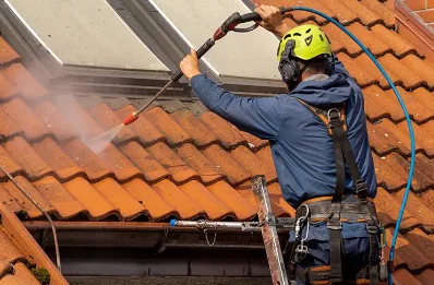 Démoussage et hydrofuge de toiture à Chamesey
